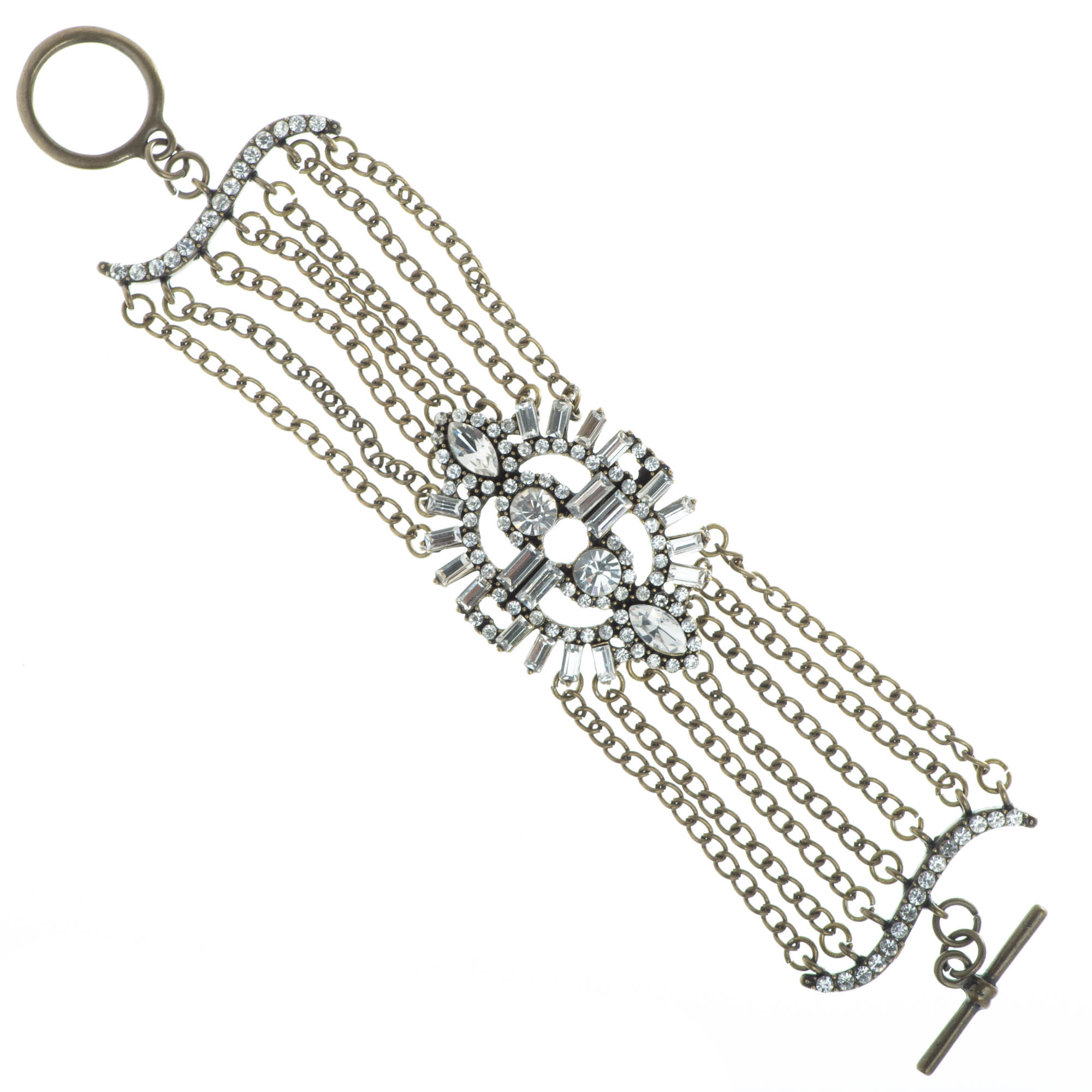 sweet-lola-bracelet-art-deco-design-with-antique-bronze-clear-crystals-SL-B792